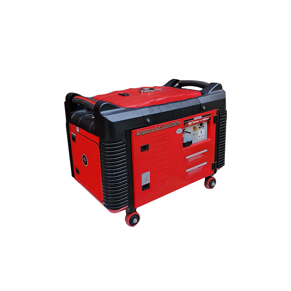 3.5 KVA Light Weight & Powerful Portable Petrol Generator, Petrol Run, Recoil & Self Start Model Osprey GE-3500RSi, 